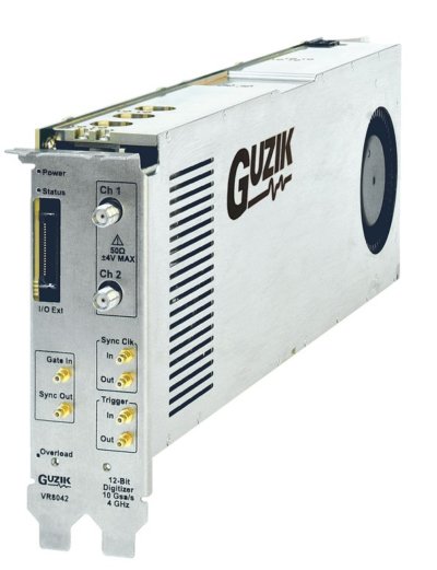 VR8042 - 2 通道、12 位、10GS/S、DC-4GHZ 數(shù)字化儀 價格18xxxx，二次開發(fā)。Labview 驅(qū)動。 