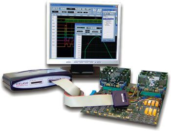 AT-LA500可用作單一儀器，其采樣率在36通道時達(dá)500MS/s，且存儲深度高達(dá)每通道4百萬采樣點。
使用AT-XSS可連接8個AT-LA500擴(kuò)充通道數(shù)至288通道@ 500MS/s而不損失性能。
