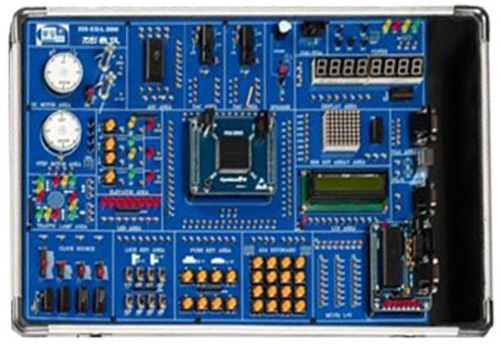  EDA教學(xué)實(shí)驗(yàn)系統(tǒng)是適合工科專(zhuān)業(yè)進(jìn)行EDA課程教學(xué)實(shí)驗(yàn)以及課程設(shè)計(jì)的必備工具，系統(tǒng)由四部分組成，包括：可編程邏輯器件部分、單片機(jī)最小系統(tǒng)部分、外圍接口部分，實(shí)驗(yàn)內(nèi)容豐富生動(dòng)形象