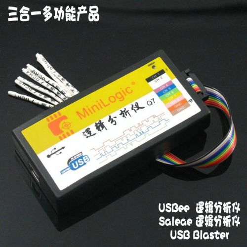 ·8 通道邏輯分析·寬范圍輸入電平，支持 1.8V - 5V 電平·高采樣速率，每通道都支持 24Mbps 高速采樣·存儲深度, 受限于實(shí)際物理內(nèi)存, 一般為 10M - 50M
