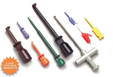 EZ-HOOK內部的夾簧具有超強的彈性，EZ-HOOK全部夾簧鋼針，萬次使用,具有超低的接觸電阻.