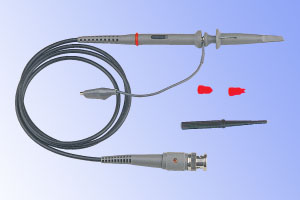 頻寬 20MHz 
衰減比 X1，X10 ±2% ,最大輸入電壓 300V(DC+ACp-p) 
阻抗 10MΩ 
長度 1.3m 
質(zhì)量 60g 
