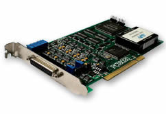 每通道2.5MHz 四通道同步采樣時，實現(xiàn)連續(xù)大容量存盤。 支持10MHz異步采樣和多卡同步帶1路DA和多路開關(guān)量