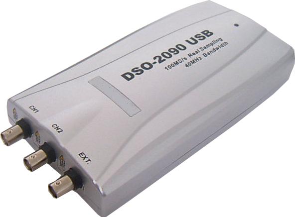 USB 接口,免電源,2通道,100MHz采樣,40MHz帶寬,
數(shù)據(jù)到EXCEL,FFT 頻譜,二次開發(fā),Labview驅(qū)動.