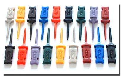 材料：0.2mm特種琴鋼線，強(qiáng)化熱處理。電鍍：底層鍍50微英寸鎳，表層鍍30微英寸硬金。萬(wàn)次使用.
　　